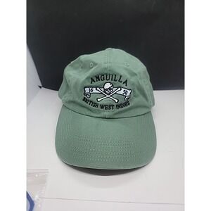 Anguilla 16 50 British West Indies Strap back Green Cap Hat
